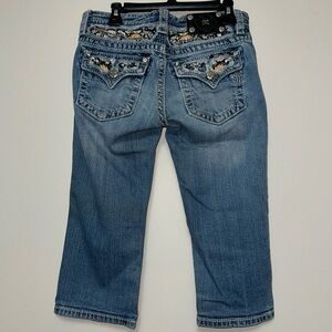 Miss Me Girls Cuffed Capris